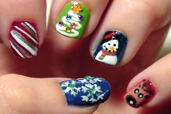 Nice for christmas nail